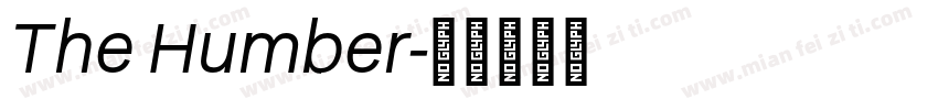 The Humber字体转换